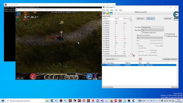 Usando cheat engine para localizar e manipular interface dentro do muonline Programação source смотреть онлайн