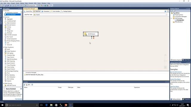 SSIS Tutorial - Basic Data Flow смотреть онлайн