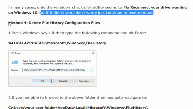 How to Fix Reconnect your drive warning on Windows 10 смотреть онлайн