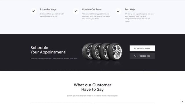 GoMechanic - Car Services and Workshop WordPress theme by ZEMEZ Website Template - 53012 смотреть онлайн