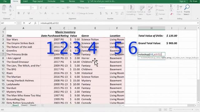 Vlookup:: Microsoft Excel: Beginners to Advanced [Chapter 5] смотреть онлайн