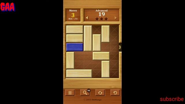 Move the block slide puzzle || Level 13, 14, 15, 16, 17, 18, 19, 20, 21, 22, 23, 24 | Basic Advance смотреть онлайн