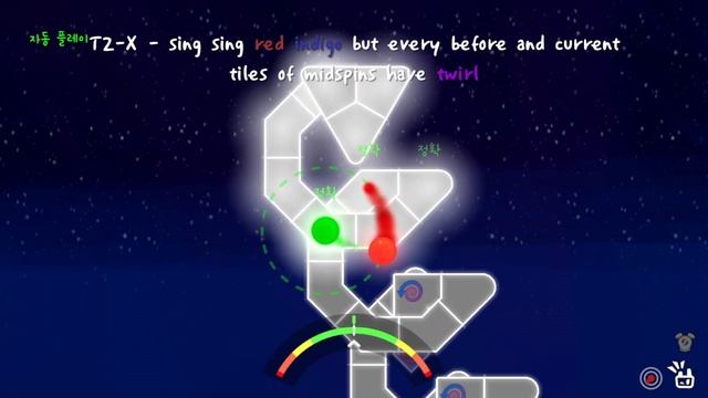【ADOFAI Custom】 sing sing red indigo but every before and current tiles of midspins have twirl смотреть онлайн