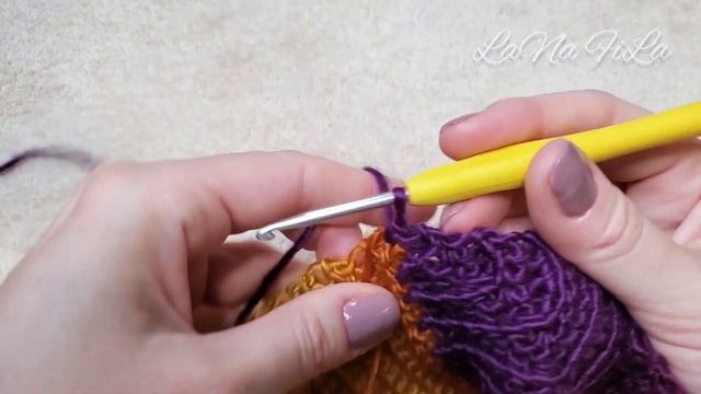 Мастер-класс Шапочка Энтрелак крючком. Уровень ЛЁГКИЙ. Entrelac crochet hat Tutorial. Level: EASY. смотреть онлайн