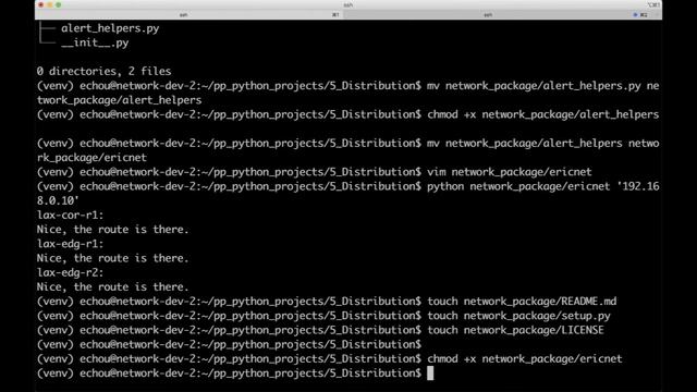 Practical Python For Networking, Part 7.3: Distribution Example смотреть онлайн