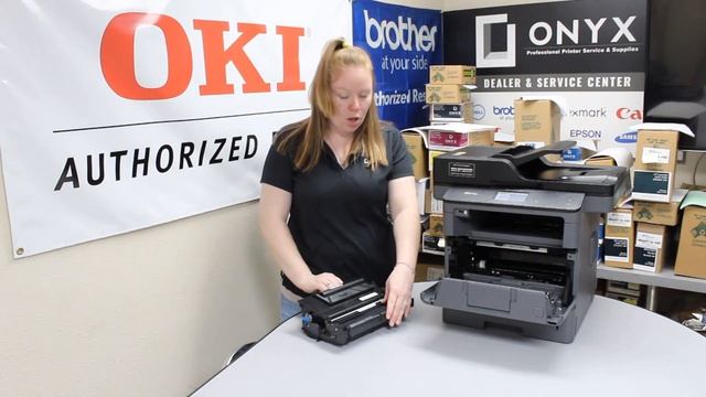 Brother MFC L5850dw | How to Replace Toner | Onyx Imaging смотреть онлайн