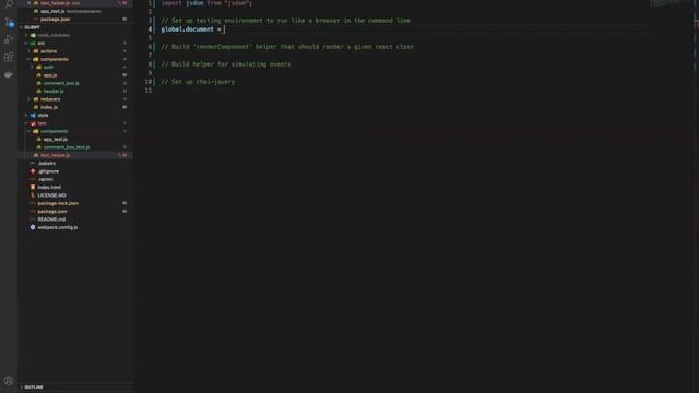 Test Helper from Scratch JSDOM Setup (174) смотреть онлайн