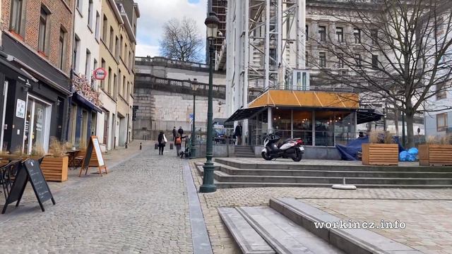 #10|Belgium 2022 февраль. Рабочая поездка. Часть 2. Брюссель. Walking Tour Brusel Belgium 4K смотреть онлайн