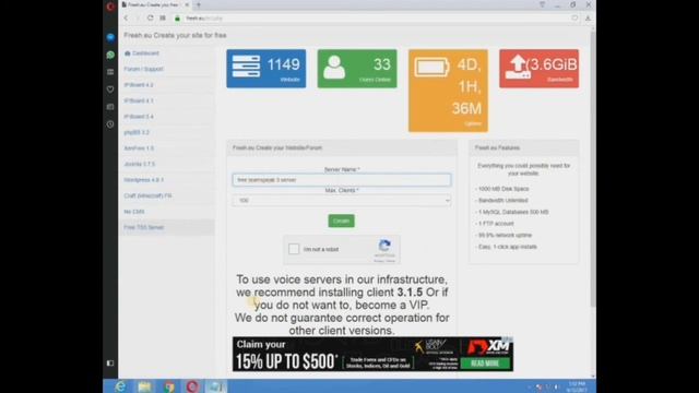 How to create free teamspeak 3 server with 100 slots & panel смотреть онлайн