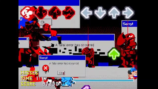 Fatality Sonic EXE Update 2 5 FATAL ERROR Friday Night Funkin смотреть онлайн
