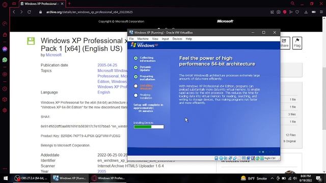 How to install windows XP 64 bit on virtualbox смотреть онлайн