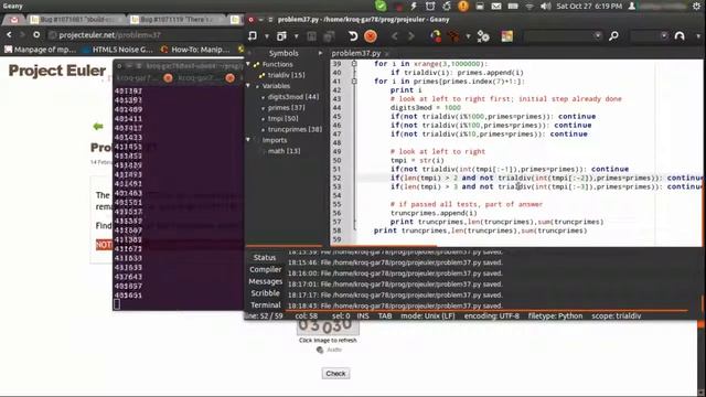 Project Euler - Problem 37 смотреть онлайн