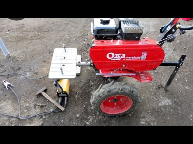 Груза для мотоблока ОКА - своими руками. смотреть онлайн