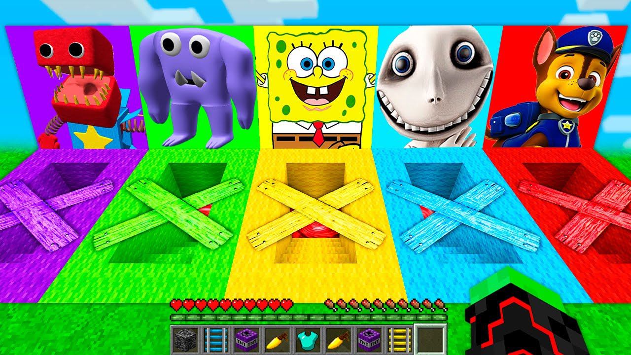 ВЫБЕРИ ЗАКРЫТЫЙ ПОДВАЛ В МАЙНКРАФТ ЗОМБАК смотреть онлайн