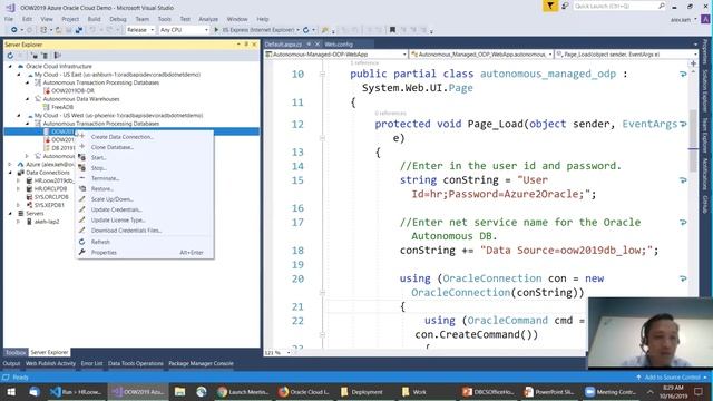 Connecting to Autonomous Database from Azure смотреть онлайн