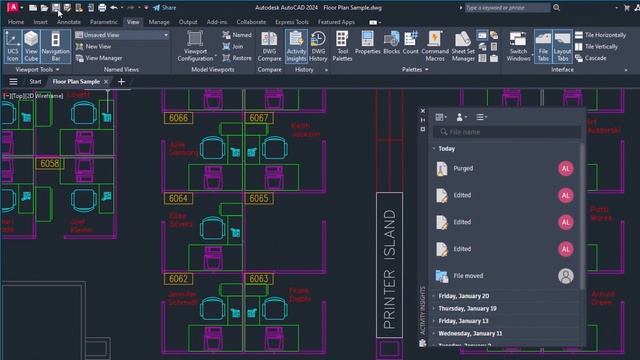 AutoCAD 2024 - aktywność użytkownika - activity insights смотреть онлайн