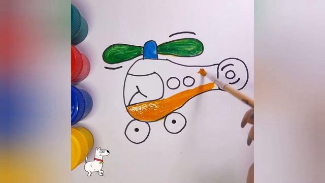 how to draw a helicopter / एक हेलीकाप्टर कैसे आकर्षित करें / как нарисовать вертолет смотреть онлайн