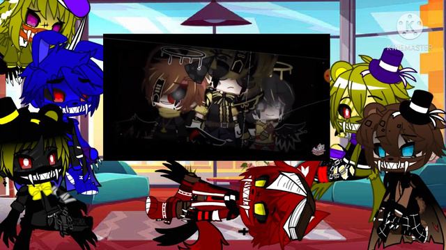 /Fnaf 4/ Nightmares reaction on Chris Afton/ Фнаф 4/ Кошмары реагируют на Криса Афтона/ смотреть онлайн