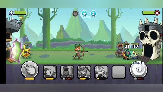 разрушаем башни в игре Tower Conque st смотреть онлайн