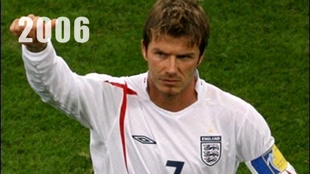 David Beckham Evolution 1992-2017