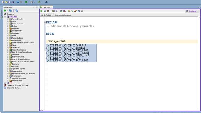 3- Hola Mundo en PL/SQL смотреть онлайн