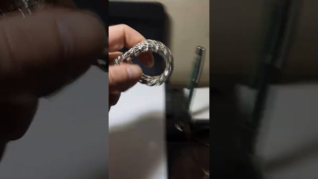 Серебренный браслет 925 пробы, плетение "Рамзес",весом 95 грамм. смотреть онлайн