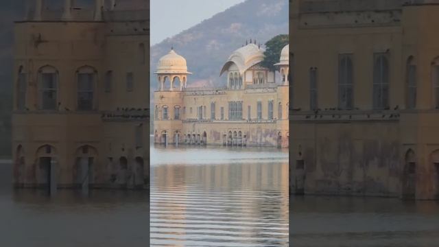 Водный дворец - Джал Махал, Джайпур, Индия #shorts смотреть онлайн