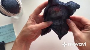 Как я обтягиваю шар бархатом 🎄. Елочная игрушка своими руками 🎄🎄🎄