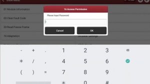 Audi VW ABS DTC 01486 System Function Test Activated By Thinktool Master.