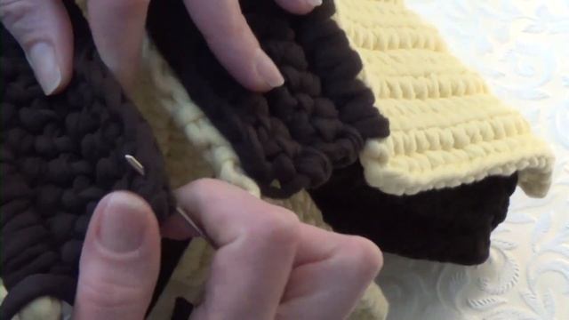 2Ч. Сумка из т-пряжи /МК18/ смотреть онлайн