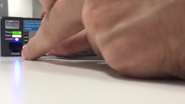 How to reset a HP Procurve (Aruba) switch to factory settings. смотреть онлайн