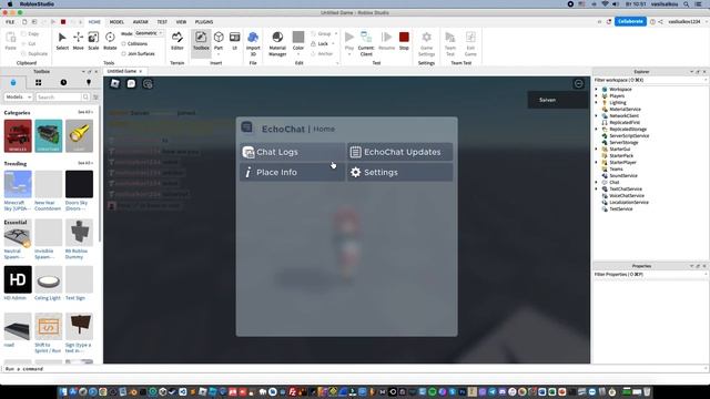 Как сделать кастомный чат в Roblox Studio смотреть онлайн