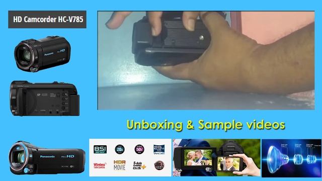 Panasonic HC v785 Handycam Unboxing & Sample video perfect suitable for Youtubers смотреть онлайн