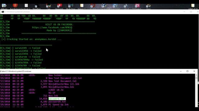 جؤنيتي هاكردنى فه يسبوك 100% به ريكاى cmd :? смотреть онлайн