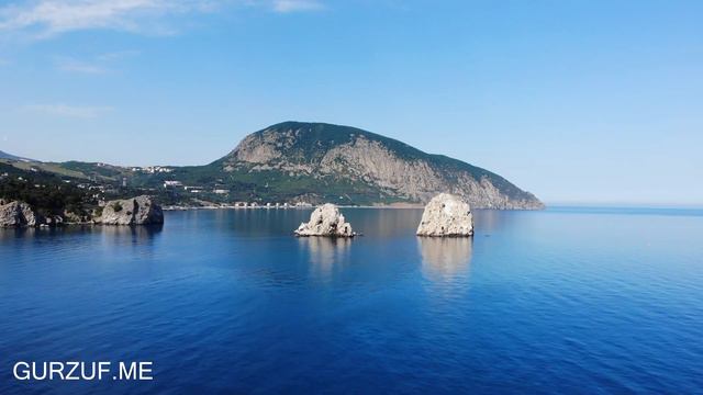 Отдых в Гурзуфе : аэросъёмка смотреть онлайн
