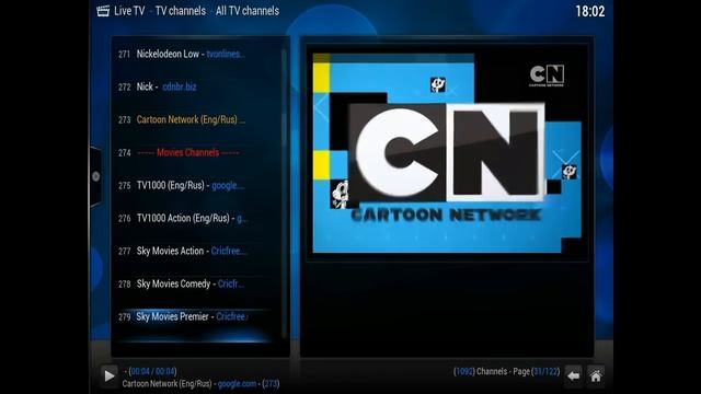 Updated XBMC Live TV 2016 смотреть онлайн