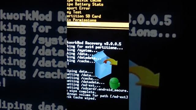 Galaxy S (i9000) I9000XXJW4 ClockworkMod update to CyanogenMod 7.1 Fault смотреть онлайн