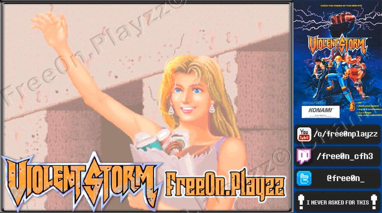 Violent Storm (1993) - #АРКАДНЫЕ АВТОМАТЫ #KONAMI | バイオレントストーム | ПРОХОЖДЕНИЕ Ретро-игры
