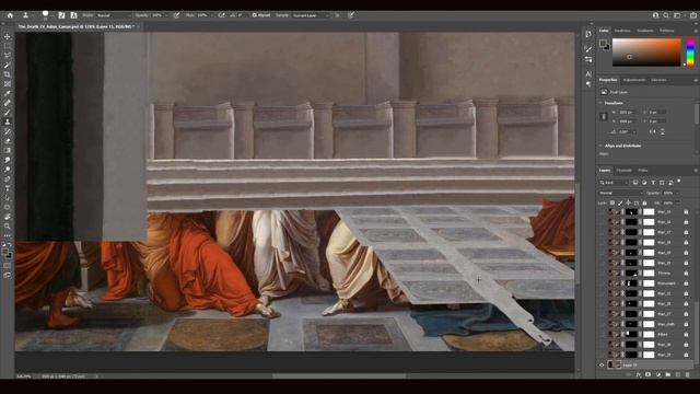 How I've set a 2D painting in motion in After Effects and Photoshop | FULL Tutorial смотреть онлайн