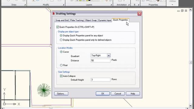 AutoCAD 2009 Demo - part 6 - Quick Properties смотреть онлайн