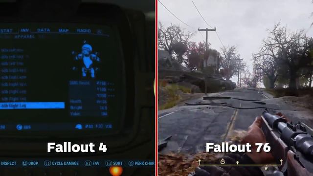 Fallout 4 vs. Fallout 76: Racing Across the Map смотреть онлайн