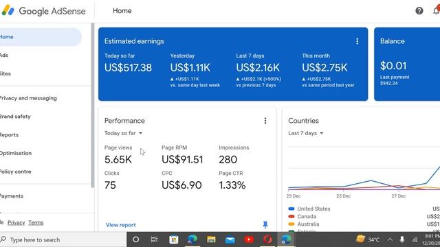 BEST AND SAFE GOOGLE ADSENSE LOADING METHOD 2023 смотреть онлайн