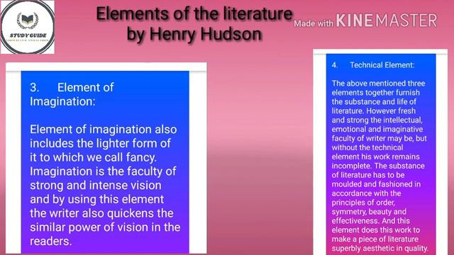 Elements of Literature By Henery Hudson смотреть онлайн