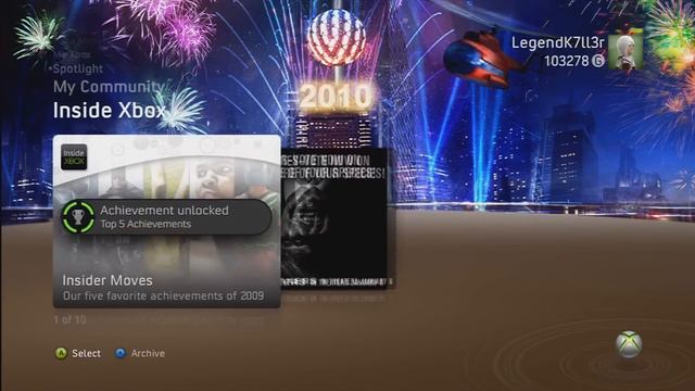 New Year's Premium Theme - Xbox 360 [ HD ] смотреть онлайн