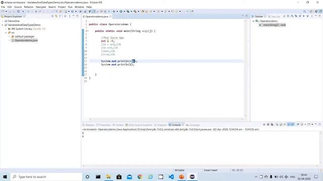 10.Java Tutorial:Java Pre Post Increment and Decrement Operators|Zest Prime смотреть онлайн