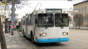 «Последний день работы ЗиУ на маршруте». Троллейбус ЗиУ-682Г [Г00] борт. №512 маршрут №37