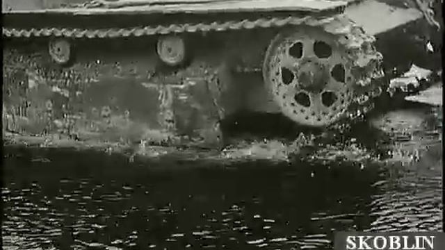 Финский танк T-28. Кинохроника смотреть онлайн