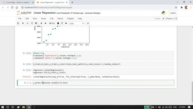Simple Linear Regression in Python | Scikit-Learn | Machine Learning Algorithm смотреть онлайн