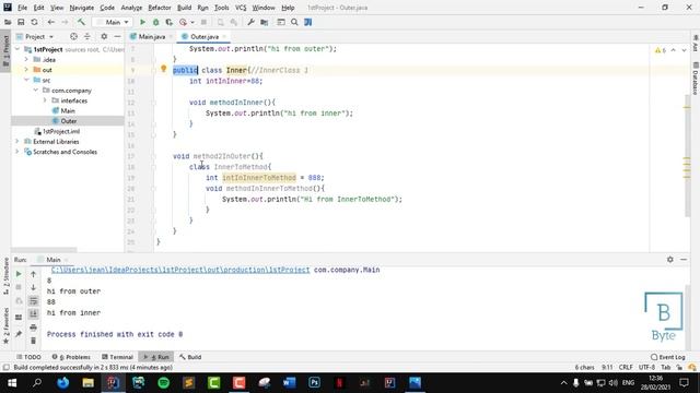 39 - Inner Classes - Java in Hassaniya ?? смотреть онлайн