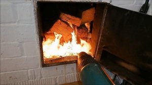 Как растопить печку сырыми дровами  Закон Бернулли